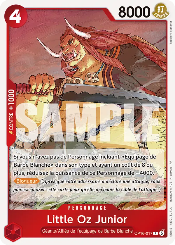 OP16-017 - Little Oz Junior