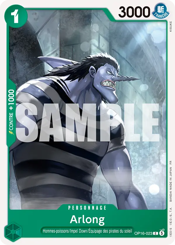 OP16-023 - Arlong — Carte One Piece L'Heure de la Bataille Décisive 023