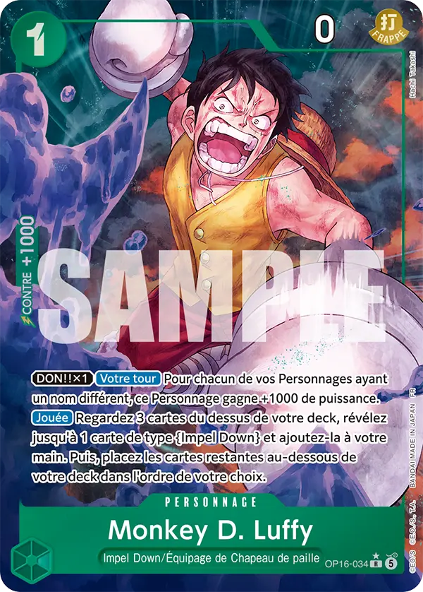 OP16-034 - Monkey D. Luffy V2