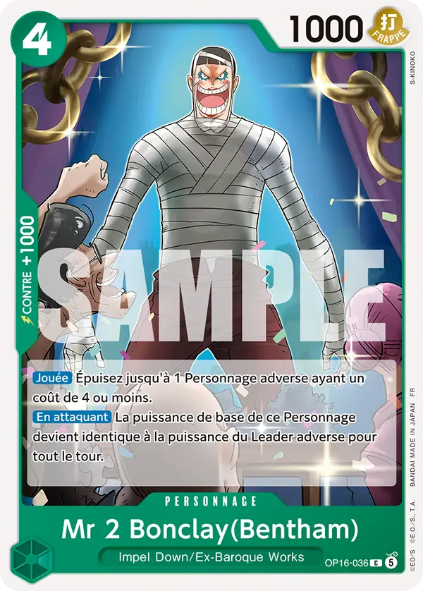 OP16-036 - Mr 2 Bonclay (Bentham)