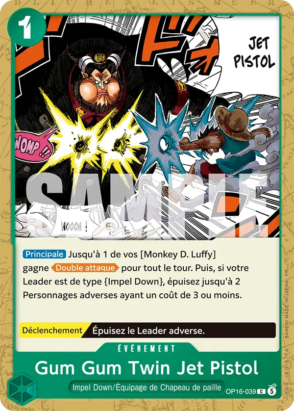 OP16-039 - Gum Gum Twin Jet Pistol