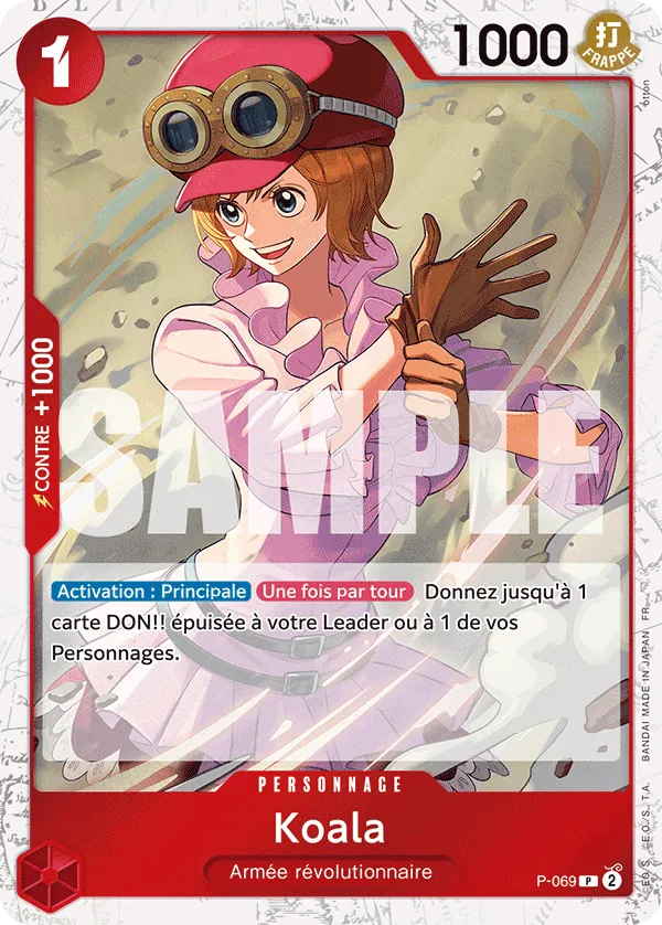 P-069 - Koala V2 — Carte One Piece Premium Booster — The Best Vol.2 069
