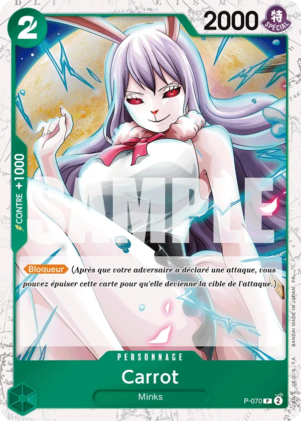 P-070 - Carrot V2 — Carte One Piece Premium Booster — The Best Vol.2 070