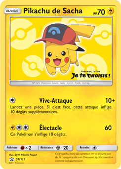 SM111 - Pikachu de Sacha