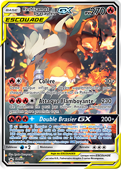 SM201/248 - Reshiram et Dracaufeu GX