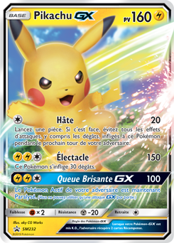 SM232 - Pikachu GX — Carte Pokémon Promo SM 232/248
