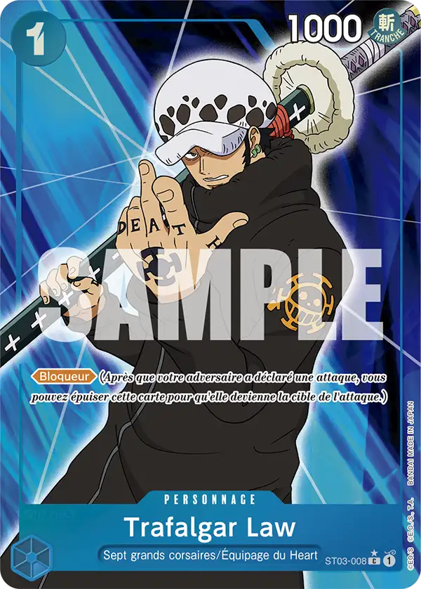 ST03-008 - Trafalgar Law V3 — Carte One Piece Premium Booster — The Best 008