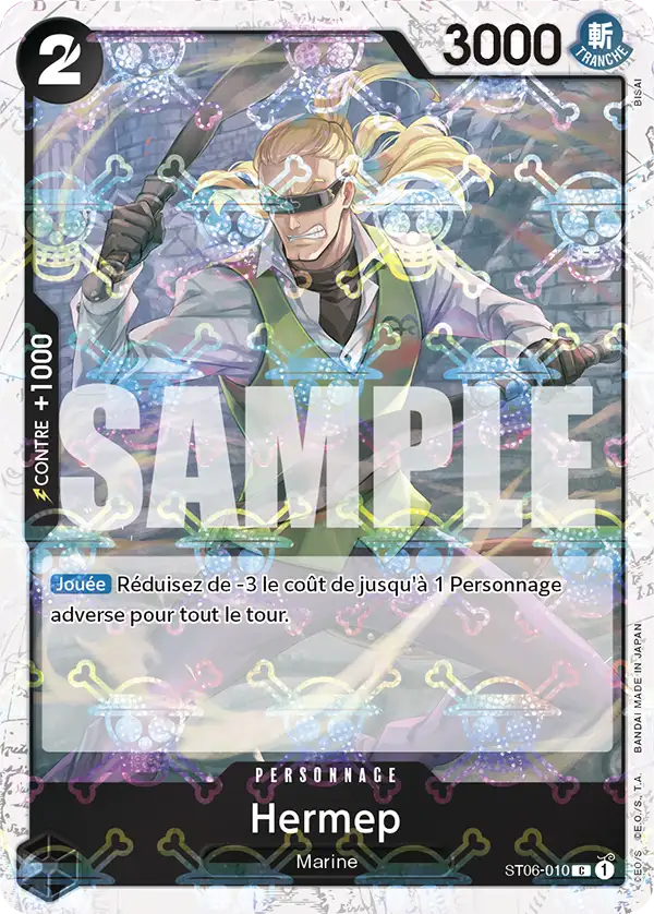 ST06-010 - Hermep V2 — Carte One Piece Premium Booster — The Best 010
