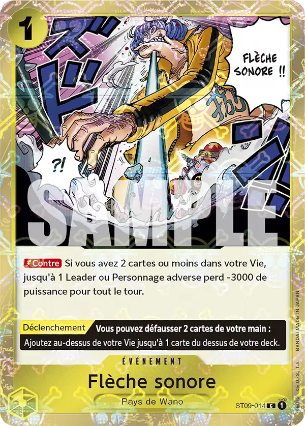 ST09-014 - Flèche sonore V2 — Carte One Piece Premium Booster — The Best 014