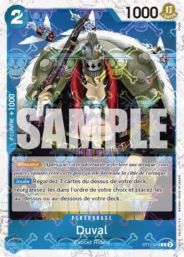 ST12-014 - Duval V2 — Carte One Piece Premium Booster — The Best 014