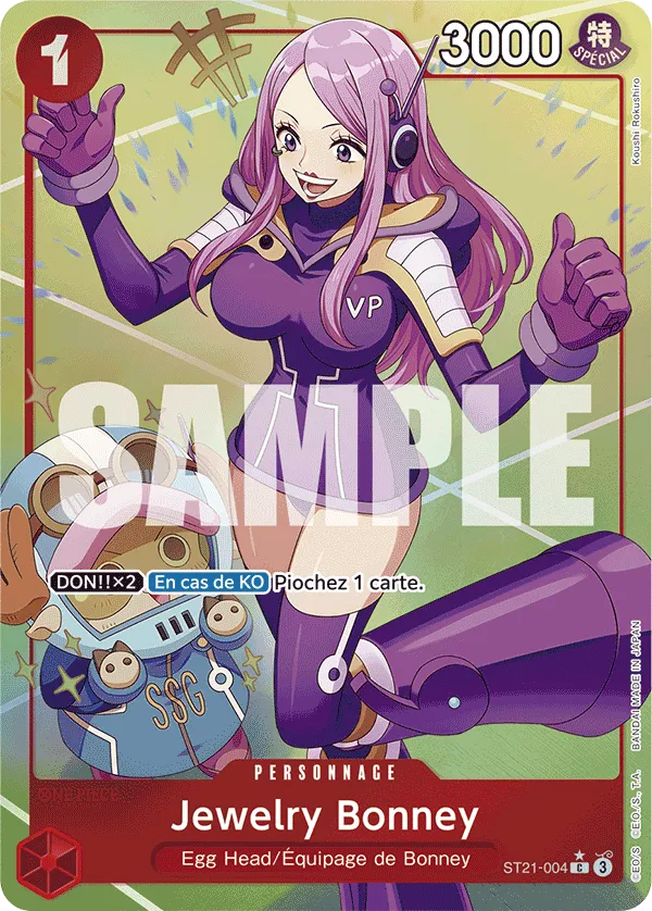 ST21-004 - Jewelry Bonney V2 — Carte One Piece Deck de Démarrage EX — Gear 5th 004
