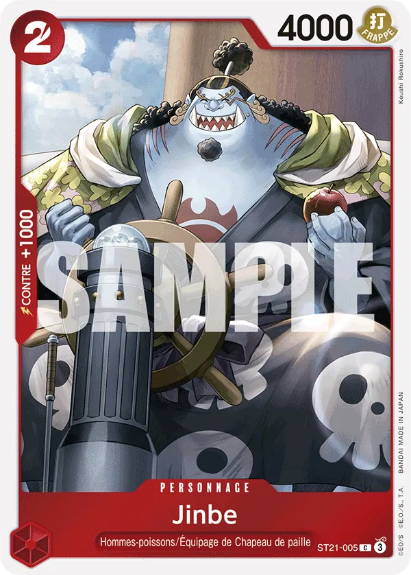 ST21-005 - Jinbe — Carte One Piece Deck de Démarrage EX — Gear 5th 005
