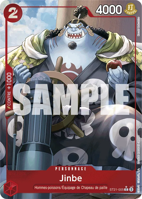ST21-005 - Jinbe V2 — Carte One Piece Deck de Démarrage EX — Gear 5th 005