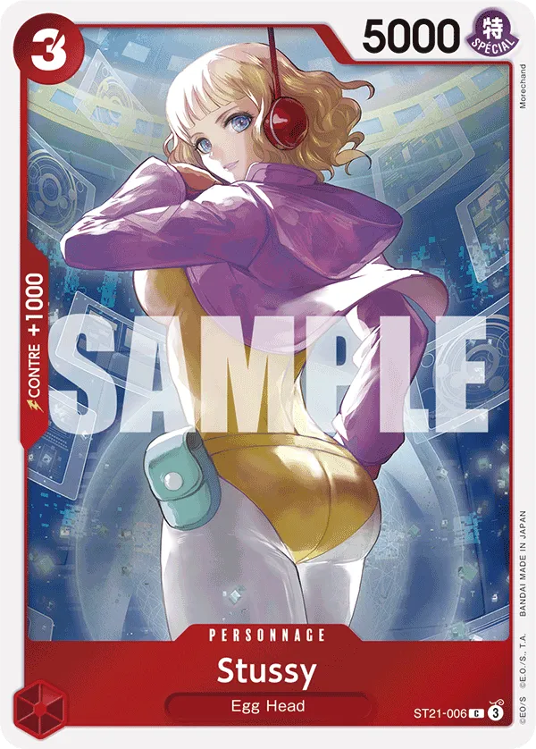 ST21-006 - Stussy — Carte One Piece Deck de Démarrage EX — Gear 5th 006