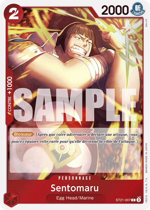 ST21-007 - Sentomaru — Carte One Piece Deck de Démarrage EX — Gear 5th 007
