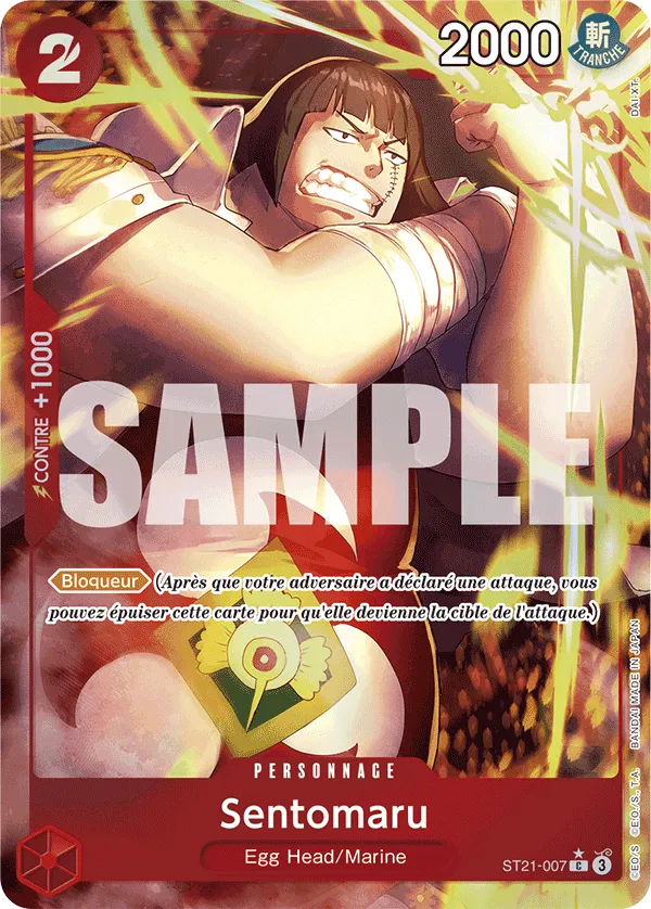 ST21-007 - Sentomaru V2 — Carte One Piece Deck de Démarrage EX — Gear 5th 007
