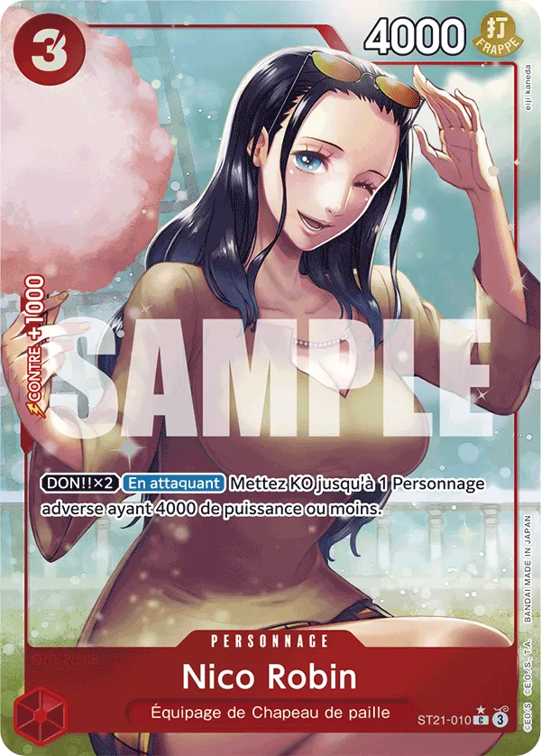 ST21-010 - Nico Robin V2 — Carte One Piece Deck de Démarrage EX — Gear 5th 010