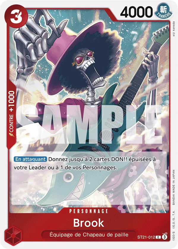 ST21-012 - Brook — Carte One Piece Deck de Démarrage EX — Gear 5th 012