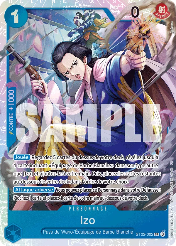 ST22-002 - Izo — Carte One Piece Deck de Démarrage — Ace et Newgate 002