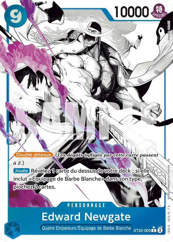 ST22-003 - Edward Newgate V2 — Carte One Piece Deck de Démarrage — Ace et Newgate 003