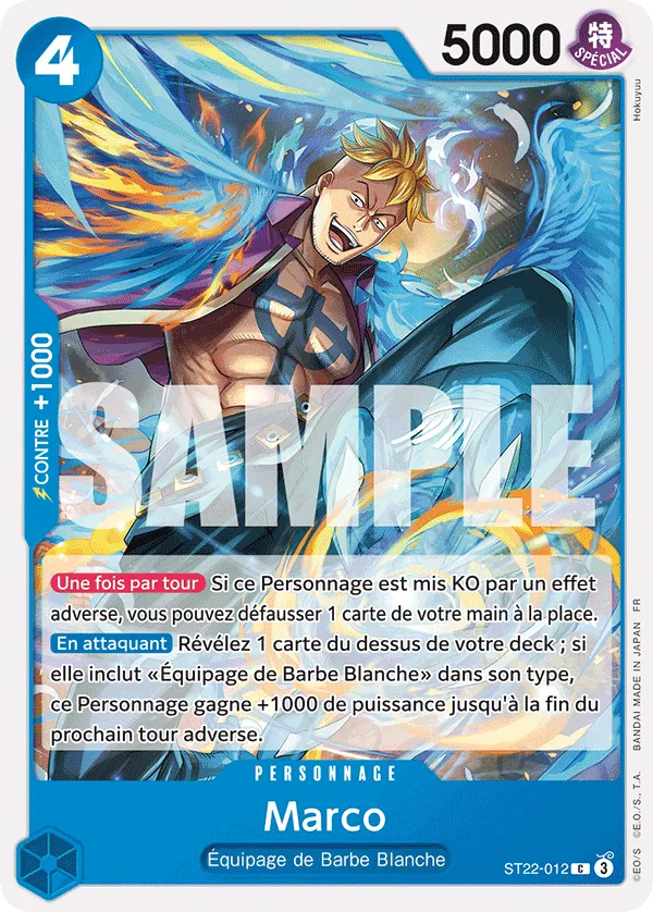 ST22-012 - Marco — Carte One Piece Deck de Démarrage — Ace et Newgate 012