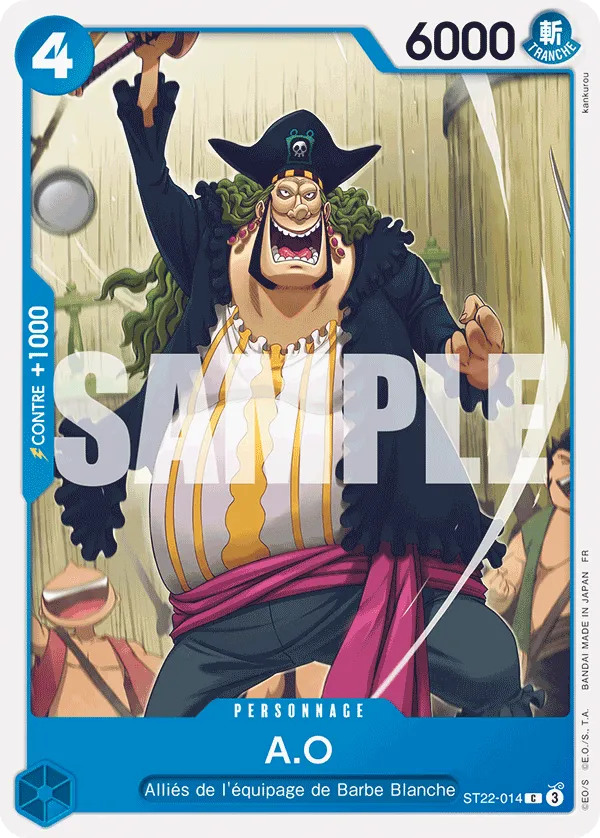 ST22-014 - A.O — Carte One Piece Deck de Démarrage — Ace et Newgate 014