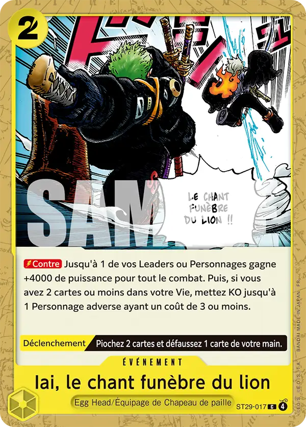 ST29-017 - Iai, le chant funèbre du lion