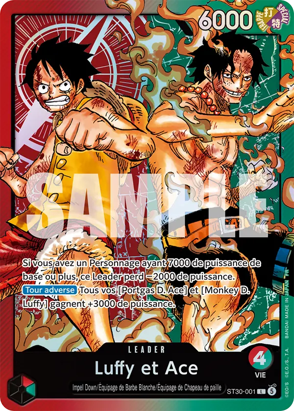 ST30-001 - Luffy et Ace