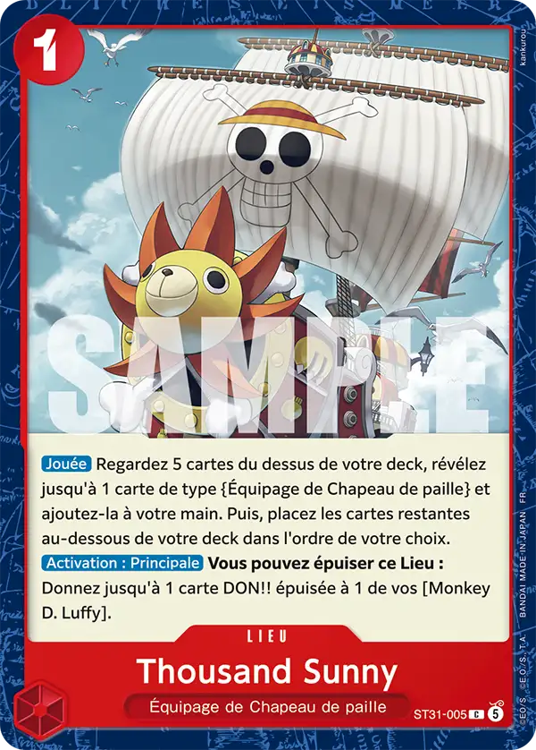 ST31-005 - Thousand Sunny