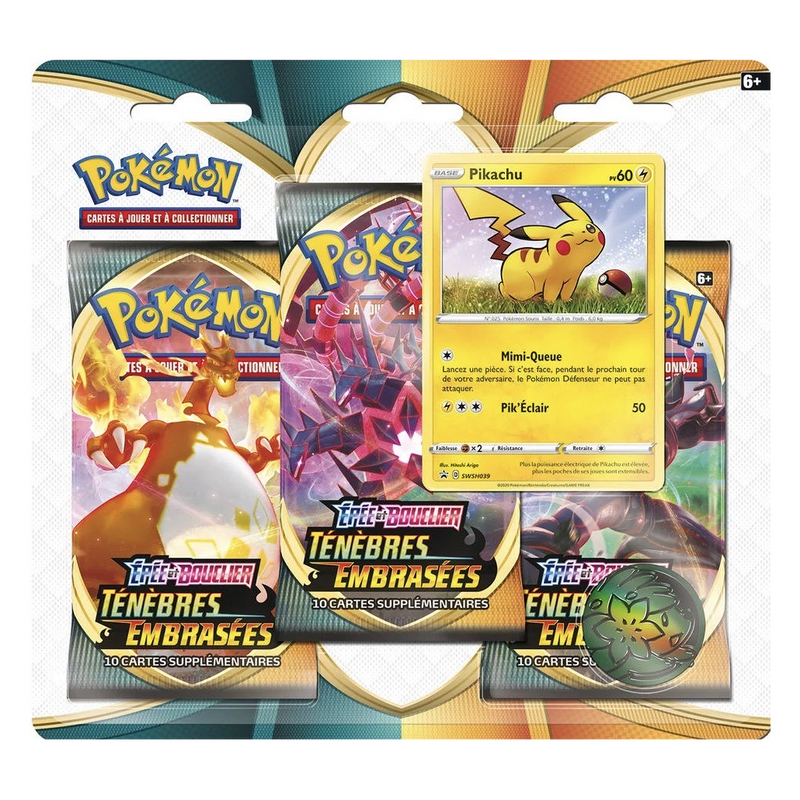 TriPack - Ténèbres Embrasées / Pikachu