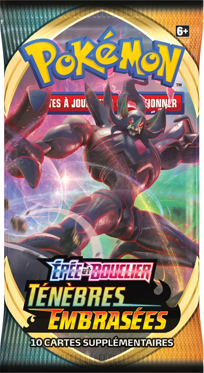 Booster Pokémon Ténèbres Embrasées illustration Angoliath Gigamax, scellé français