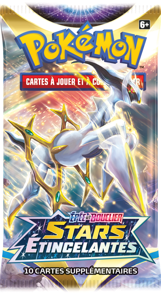 Booster Pokémon Stars Étincelantes illustration Arceus, scellé français