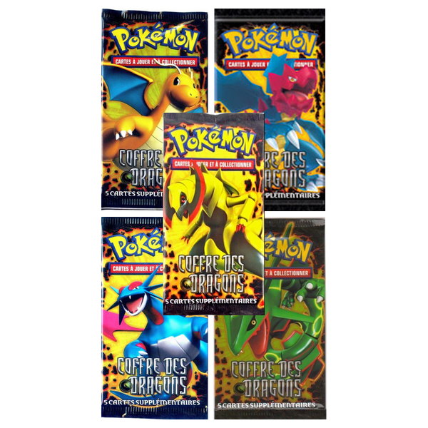 Artset Pokémon Coffre des Dragons : les 5 boosters scellés du set
