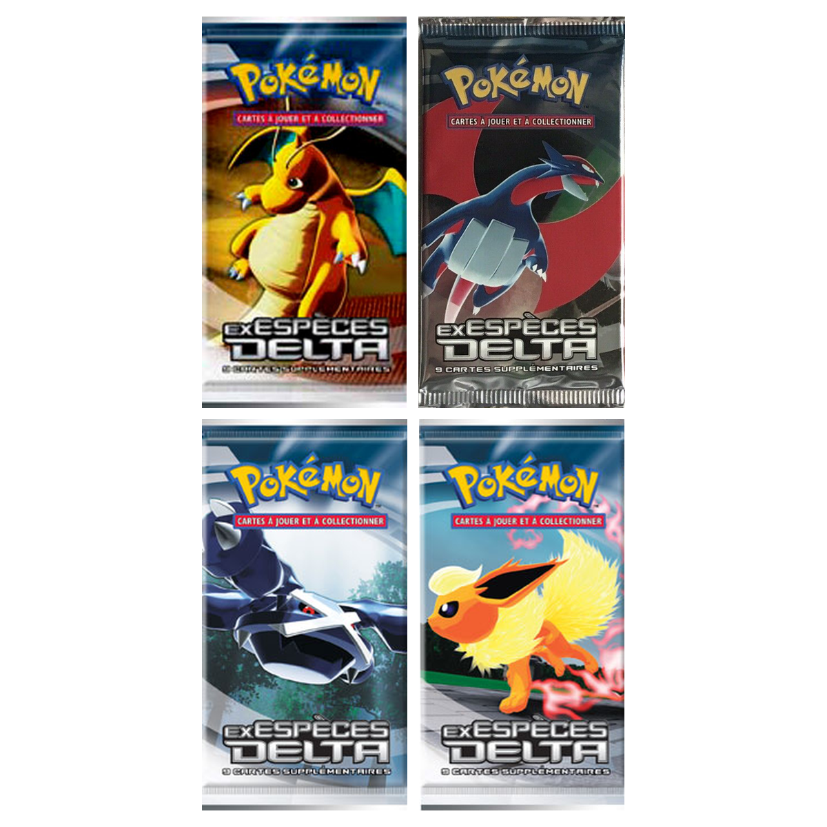 Artset Pokémon Espèces Delta : les 4 boosters scellés du set