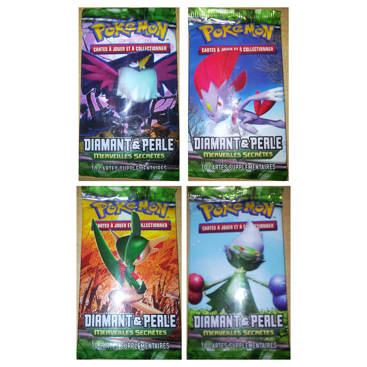 Artset Pokémon Merveilles Secrètes : les 4 boosters scellés du set