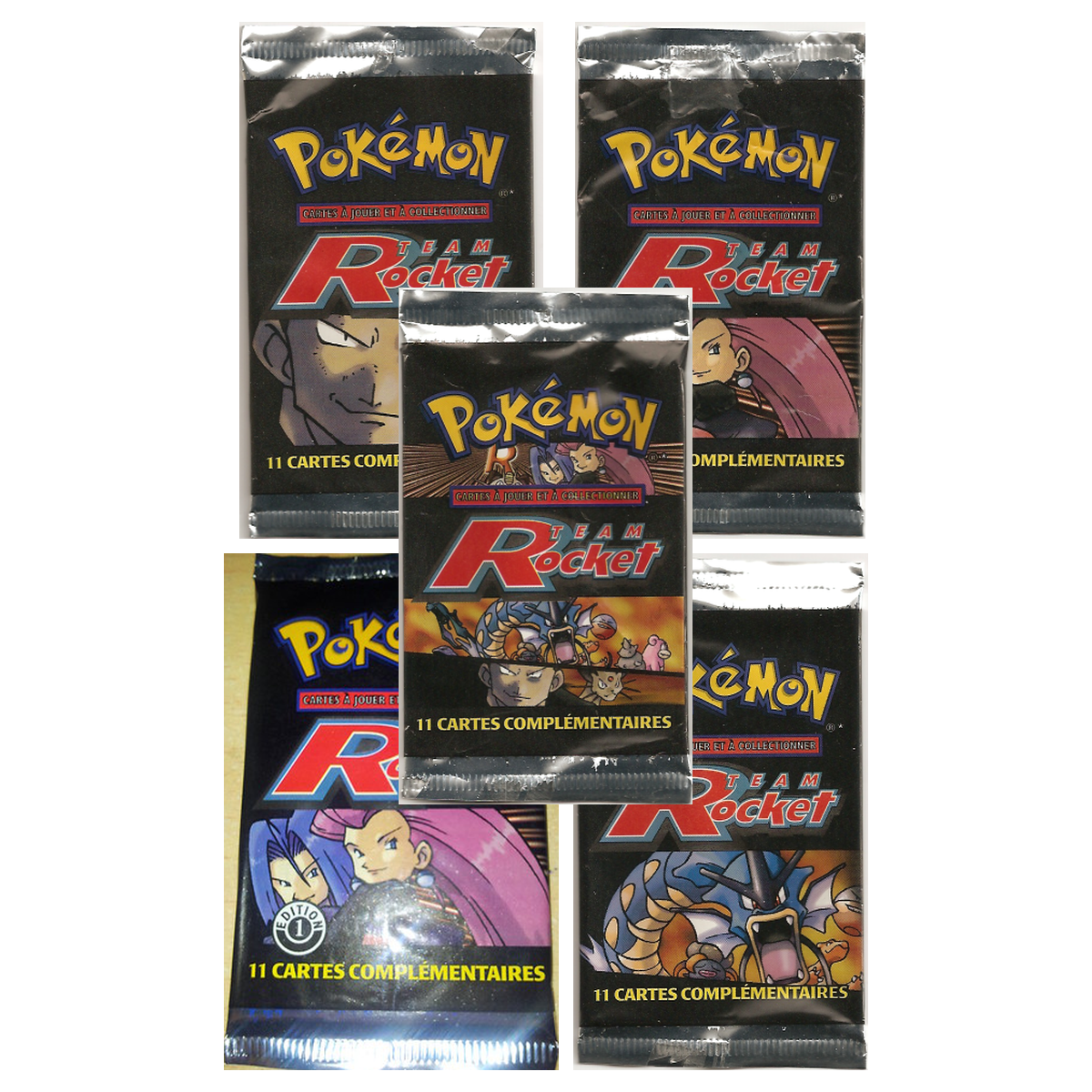 Artset Pokémon Team Rocket : les 5 boosters scellés du set