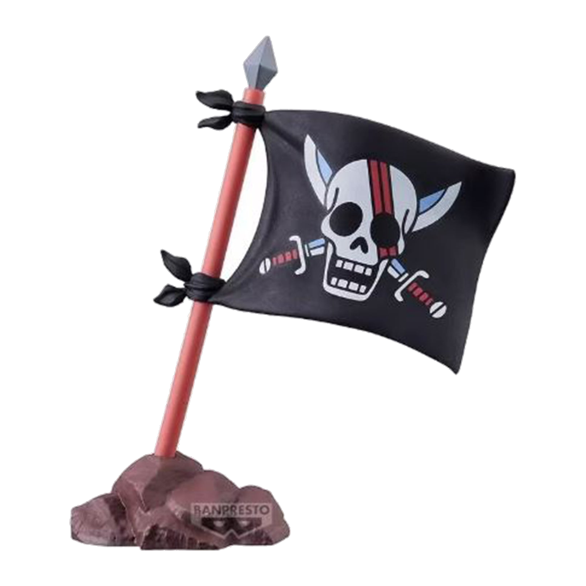 Figurine WCF Banpresto Drapeau des Pirates Roux, série Elbaph, One Piece