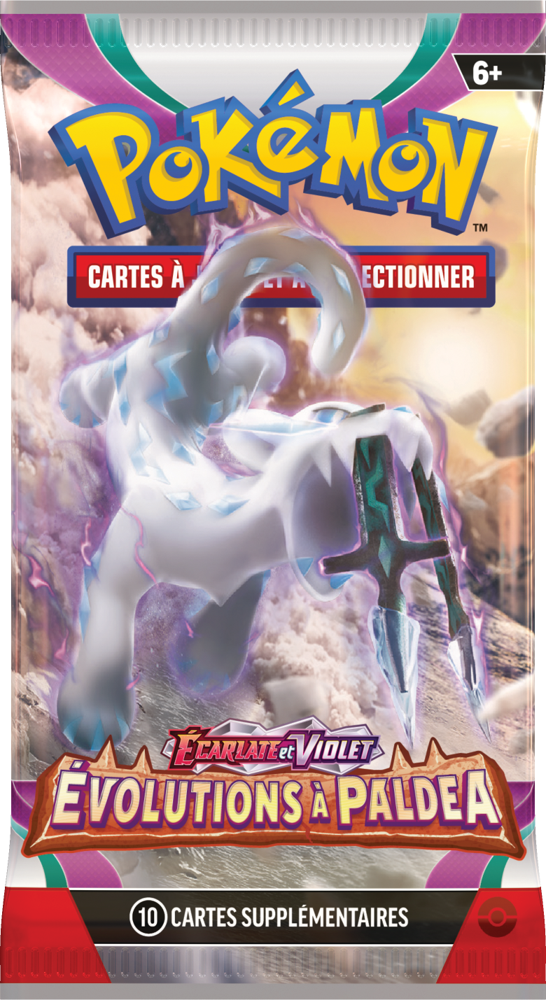 Booster Pokémon Évolutions à Paldea illustration Baojian, scellé français