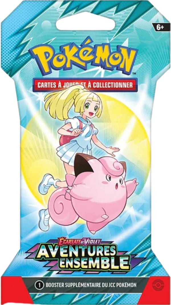 Blister Pokémon Aventures Ensemble illustration Mélofée de Lilie, scellé français