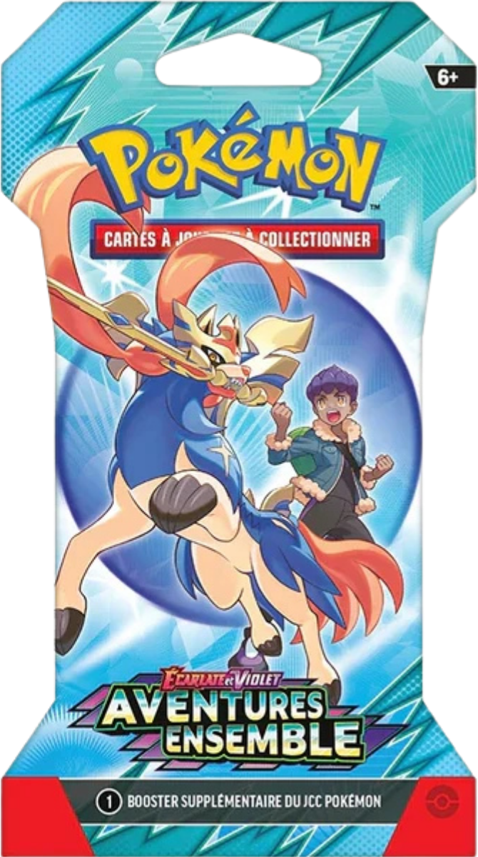 Blister Pokémon Aventures Ensemble illustration Zacian de Nabil, scellé français