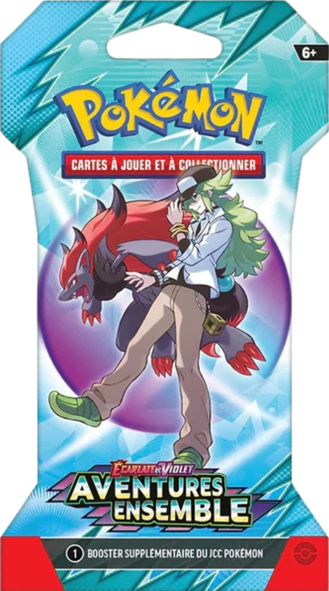 Blister Pokémon Aventures Ensemble illustration Zoroark de N, scellé français