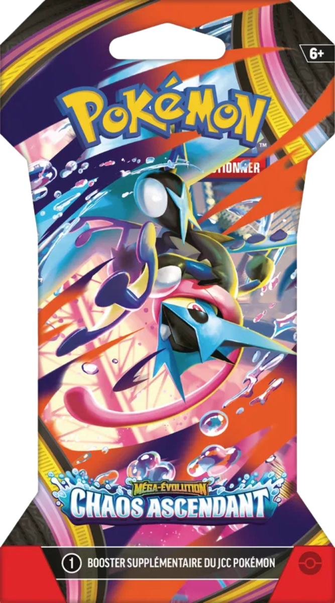 Blister Pokémon Chaos Ascendant illustration Méga-Amphinobi, scellé français
