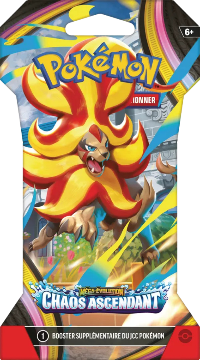 Blister Pokémon Chaos Ascendant illustration Méga-Némélios, scellé français
