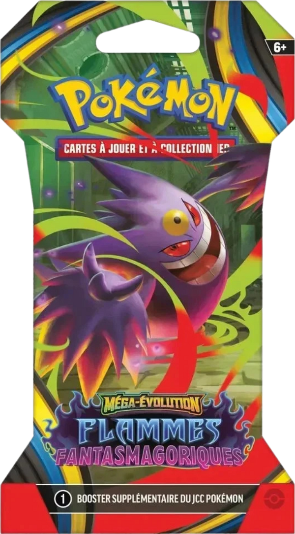 Blister Pokémon Flammes Fantasmagoriques illustration Méga-Ectoplasma, scellé français