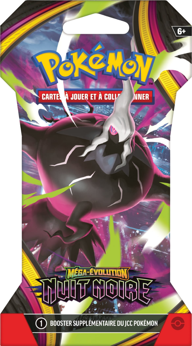 Blister Pokémon Nuit Noire illustration Méga-Darkrai, scellé français