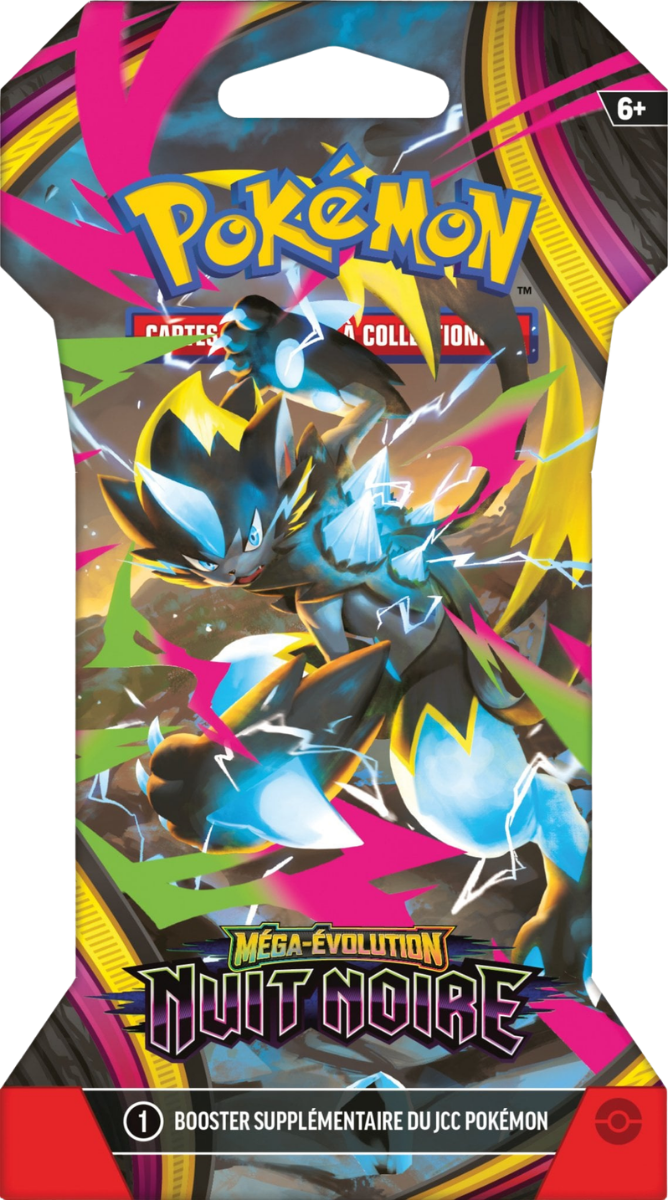 Blister Pokémon Nuit Noire illustration Méga-Zeraora, scellé français