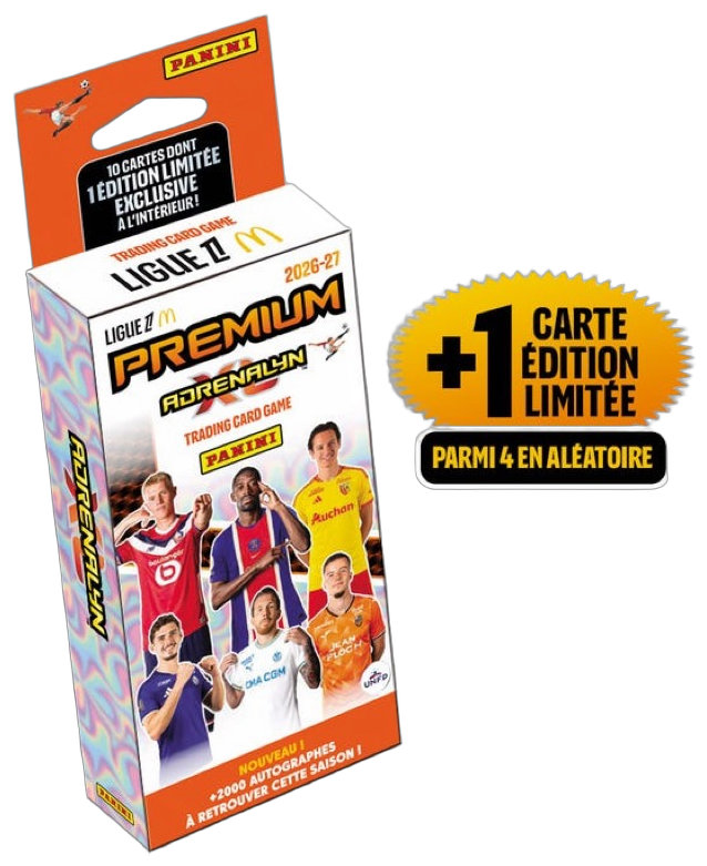 Blister Premium Adrenalyn XL Ligue 1 McDonald's 2026-27