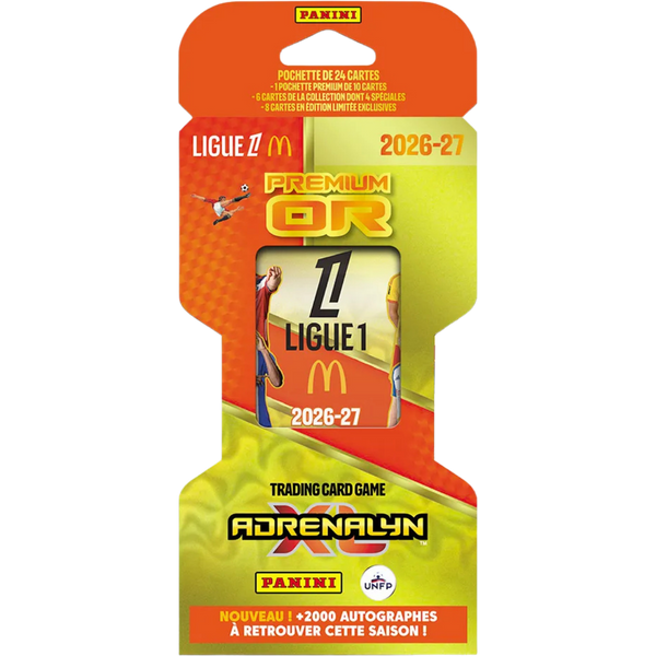 Blister Premium Or Panini Adrenalyn XL Ligue 1 McDonald's 2026-2027