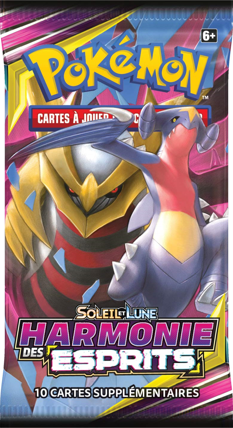 Booster Pokémon Harmonie des Esprits illustration Carchacrok Giratina, scellé français