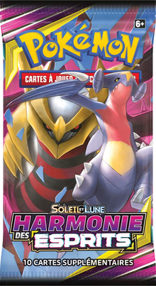 Booster Harmonie des Esprits illustration Carchacrok Giratina